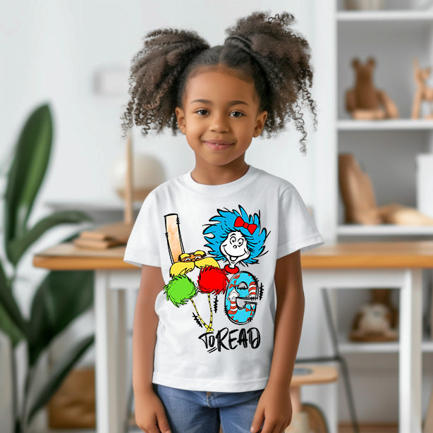 I Love to Read Dr. Suess Shirts