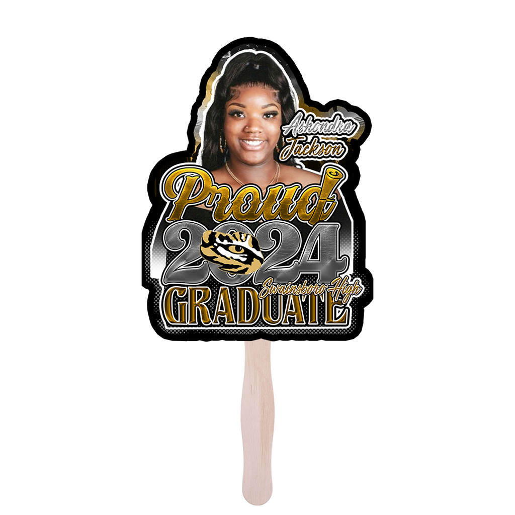 Custom Hand-held Graduation Fans | Graduation Fans