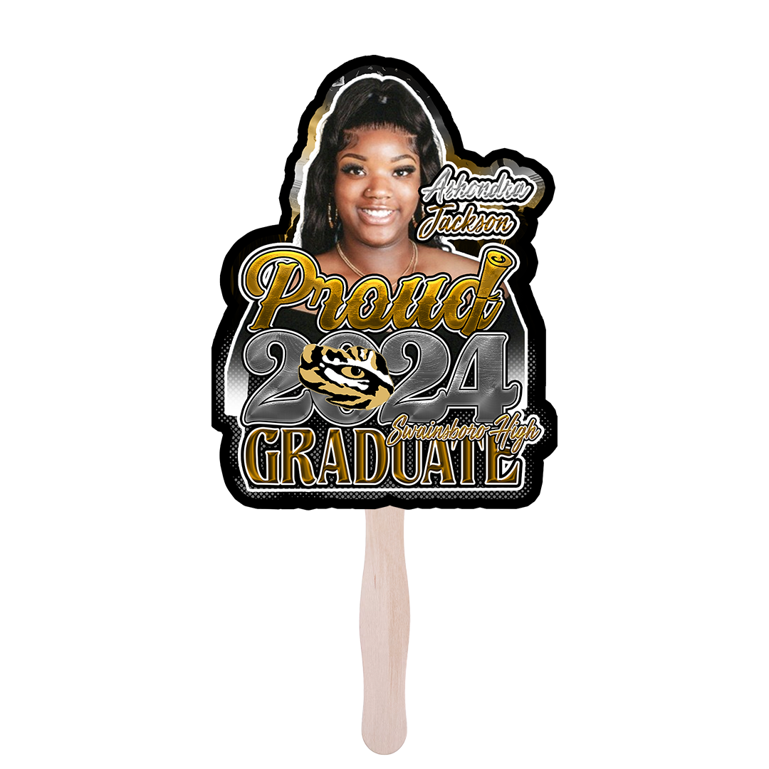 Custom Hand-held Graduation Fans | Graduation Fans