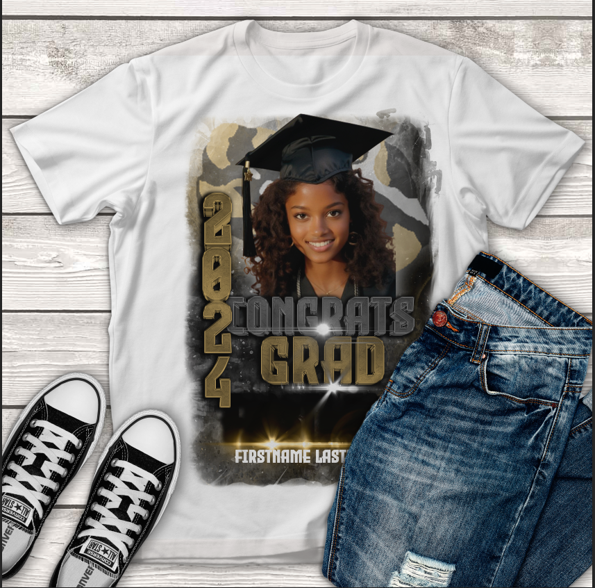 Center print 2024 Grad Shirts