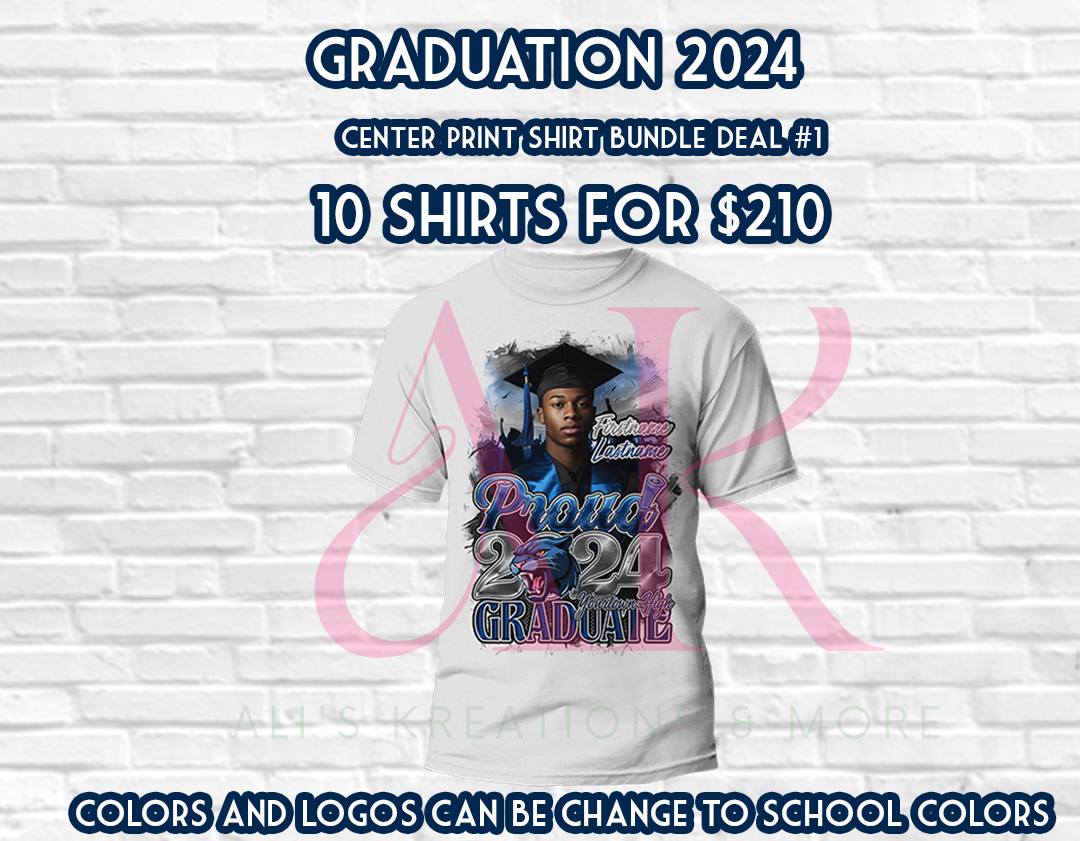 Copy of Family Graduation Center print shirts